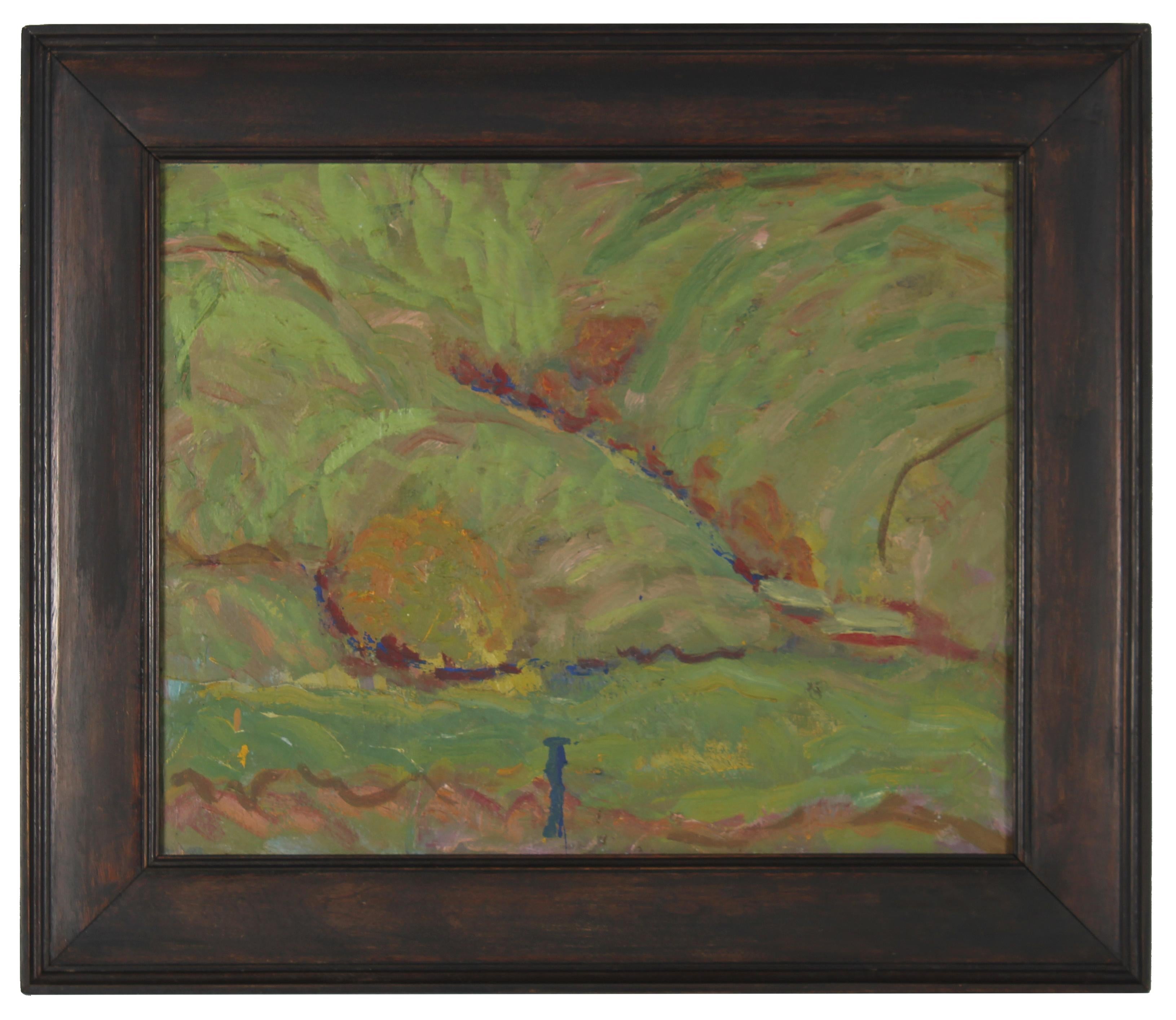 Richard Van Wingerden Landscape Painting - Expressionist California Landscape, Mid 20th Century, Oil Painting