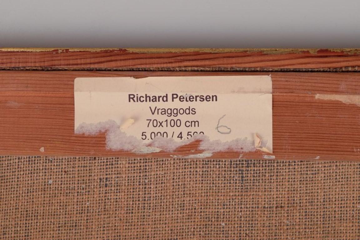 Richard Vilhelm Petersen, dänischer Künstler. Öl auf Leinwand. Abstrakte Zusammensetzung. im Angebot 3