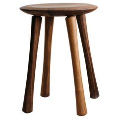 Tabouret en noyer à motif fauve de Richard Watson, hauteur de table