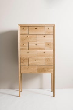 Richard Watson Highboy in White Oak
