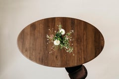 Richard Watson Oval Extendable Dining Table - 90" in Walnut