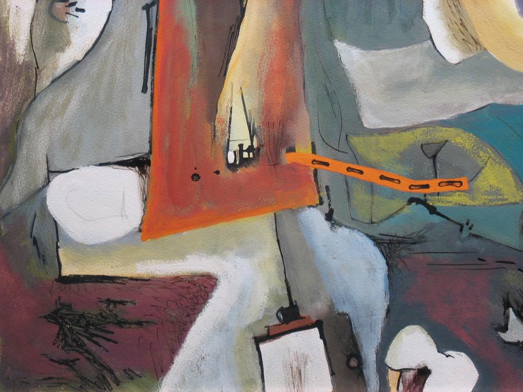 Richard Wengenroth Abstract Painting For Sale 1