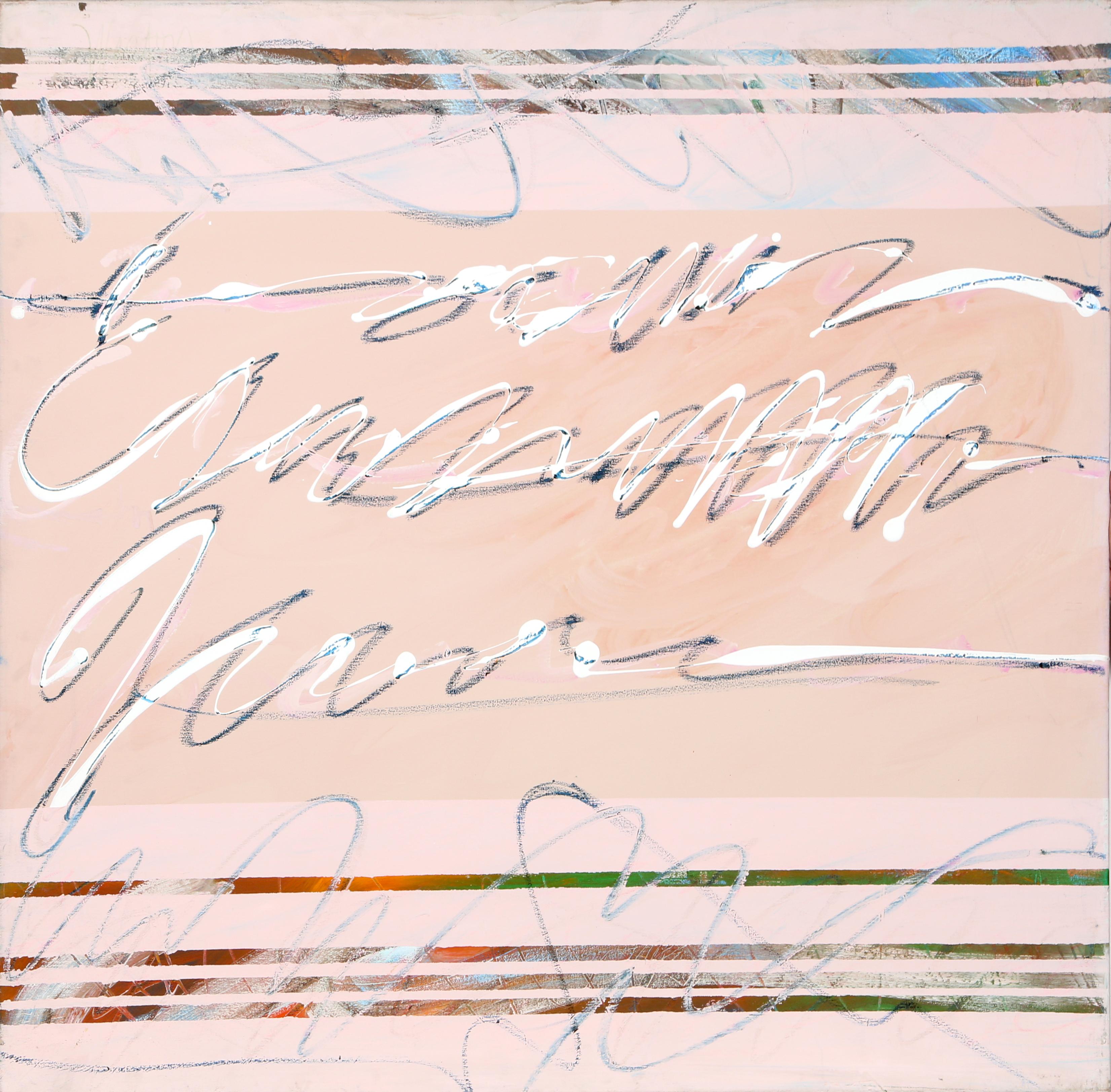 Abstract Painting di Richard Weston - Hillsdale, 14 agosto, Grande dipinto a olio A. Weston