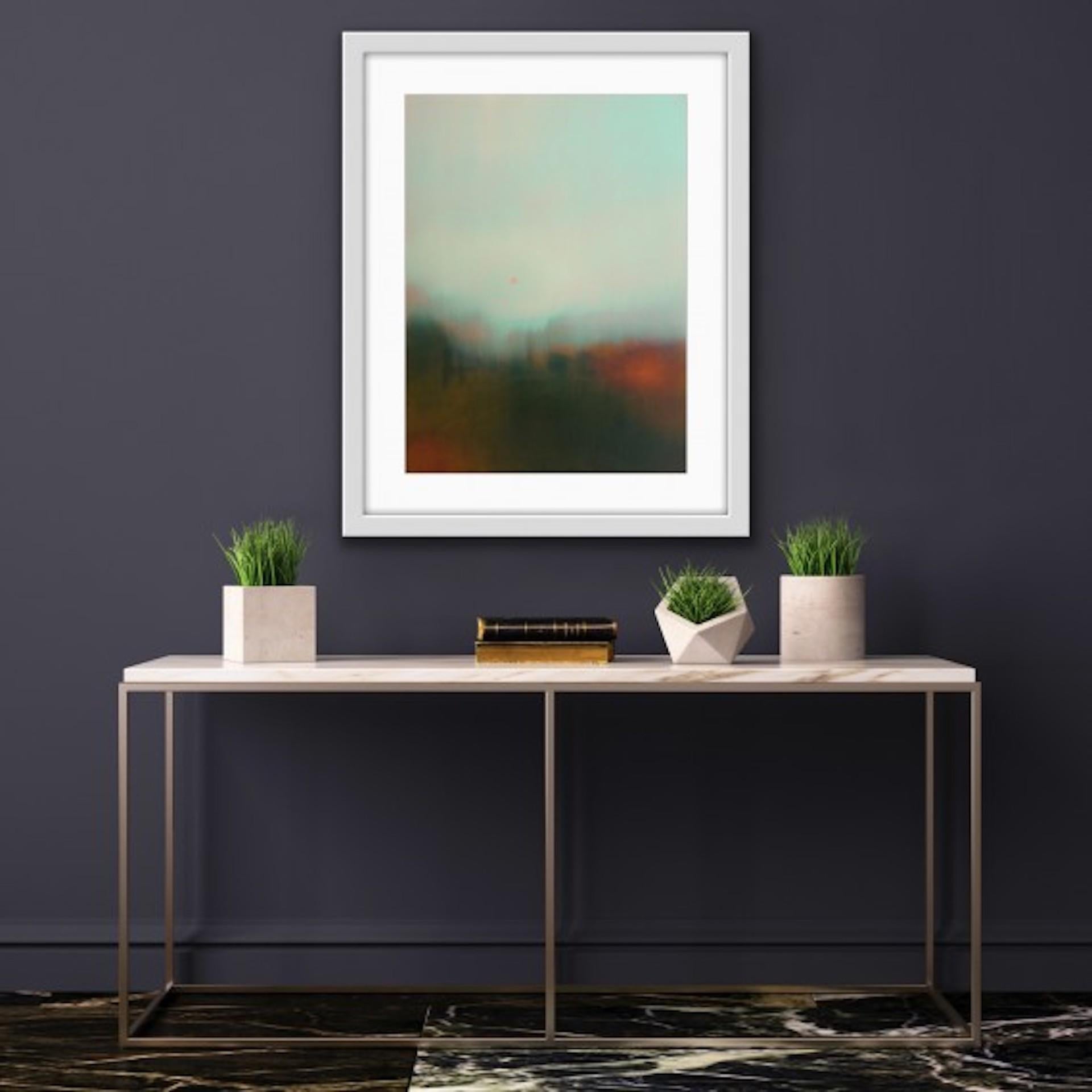 Evensong I, peinture à l'huile originale, paysage impressionniste abstrait  en vente 1