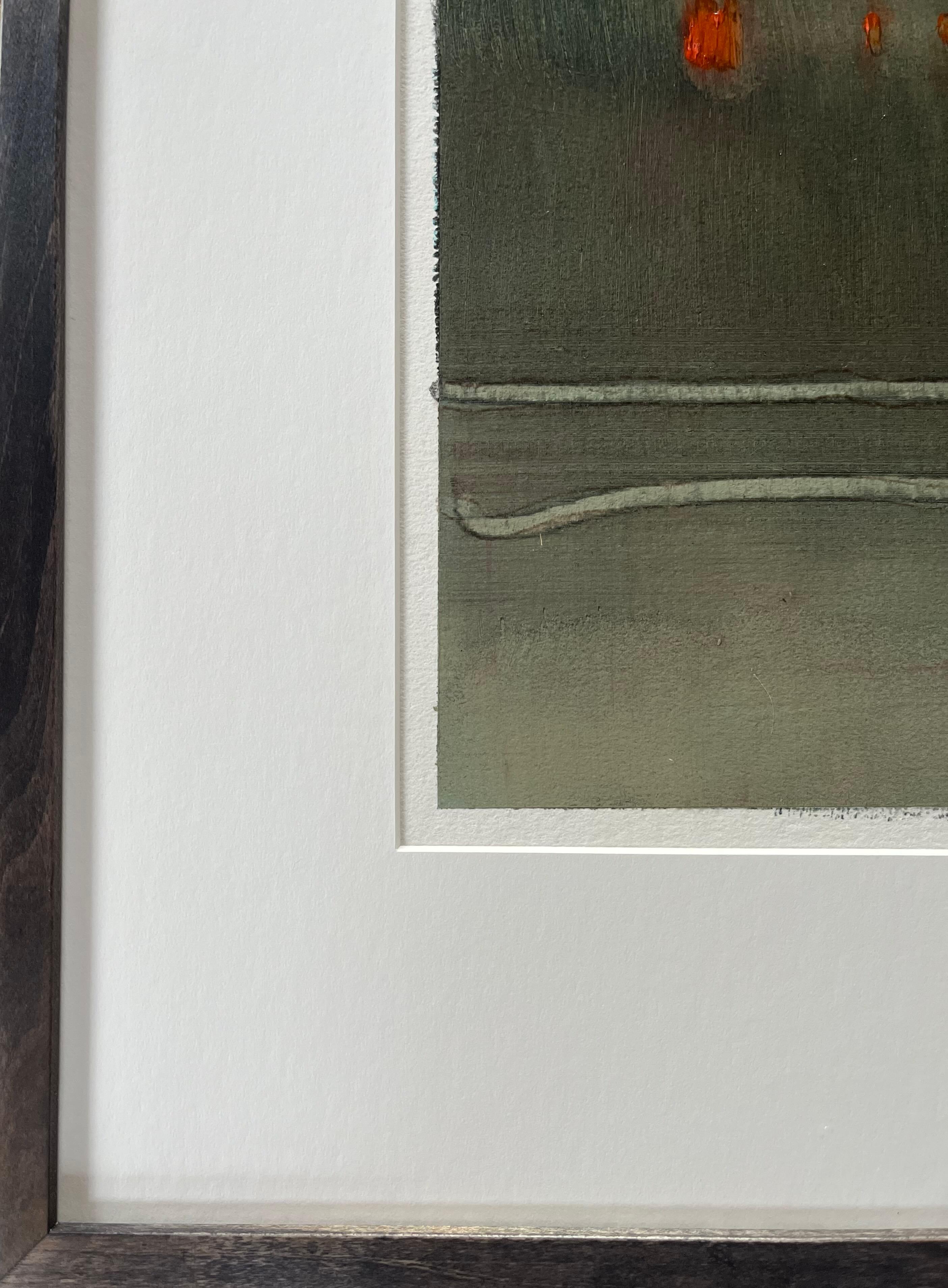 Riva dimenticata - Landscape Painting Grigio di Richard Whadcock