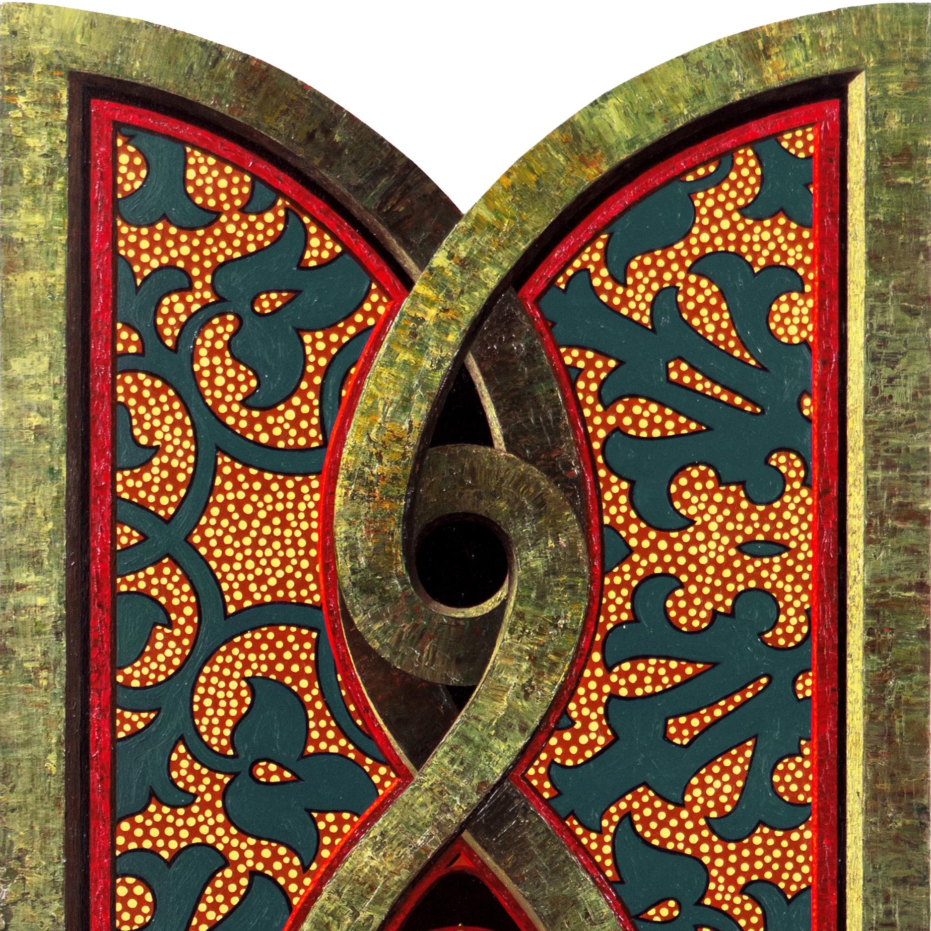 'L'Obscurité' by Richard Whitten, 2009.
Trompe L'oeil, Newport Art Museum, Frye Museum, Yale
-----

Initialed lower left, 'RCW' for Richard Whitten (American, born 1958) and dated, lower right, in Roman numerals, 2009.  
Formerly in the collection
