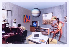 Richard William Hamilton digital print, Signed and numbered `1534/5000'