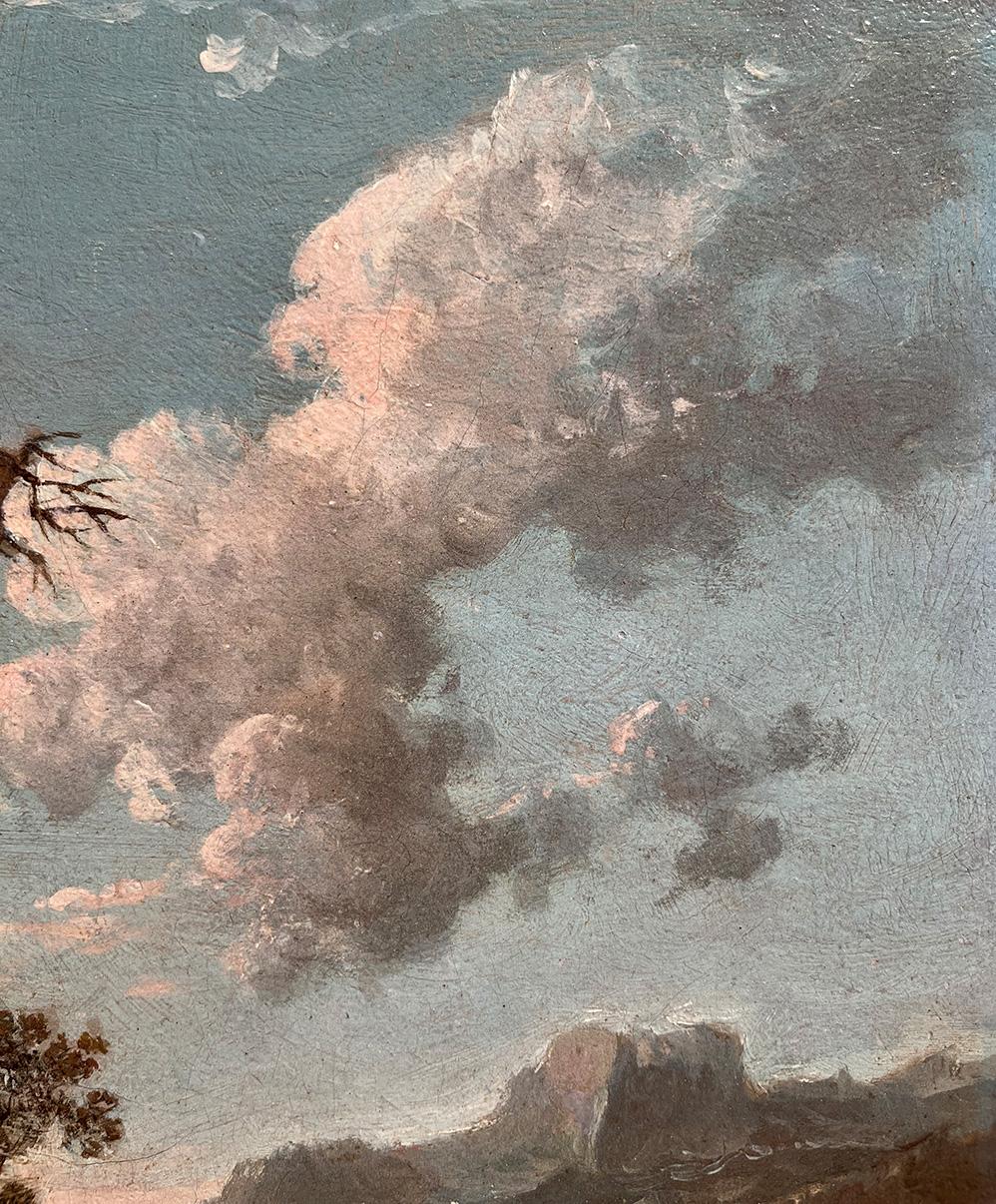 18. Jahrhundert von Richard Wilson Landschaft Öl auf Leinwand im Angebot 3