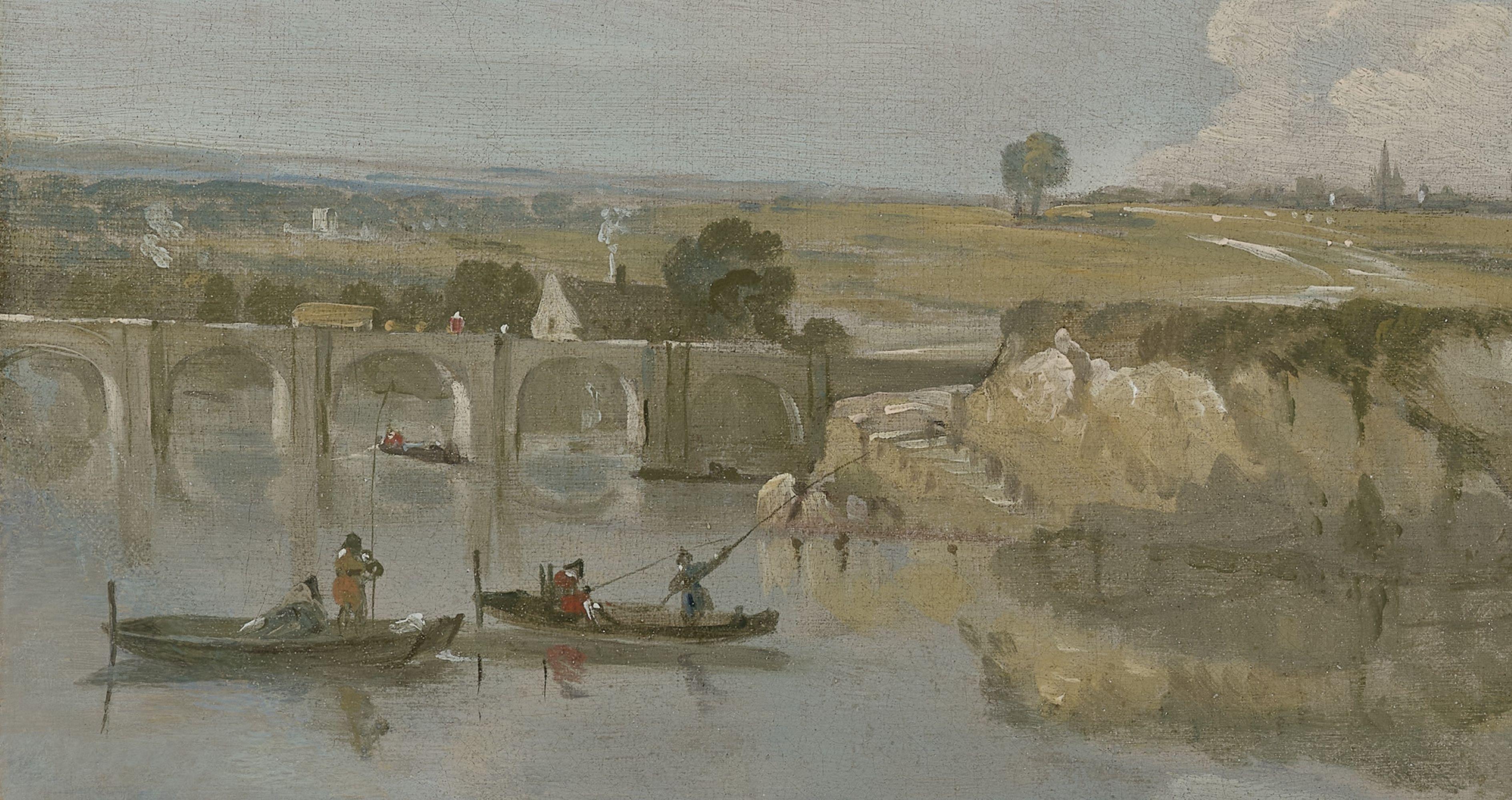 Oil on canvas 
20 x 37 ¼ inches; 50.8 x 94.6 cm
Framed dimensions: 67.5 x 110.5 cm
c.1744-1745

Collections:
Possibly John Charles Middleton (1757-1793); 
Revd Frederick Matthews Middleton (1831-1904), grandson of the above; 
Col. E. F. Hall, Red