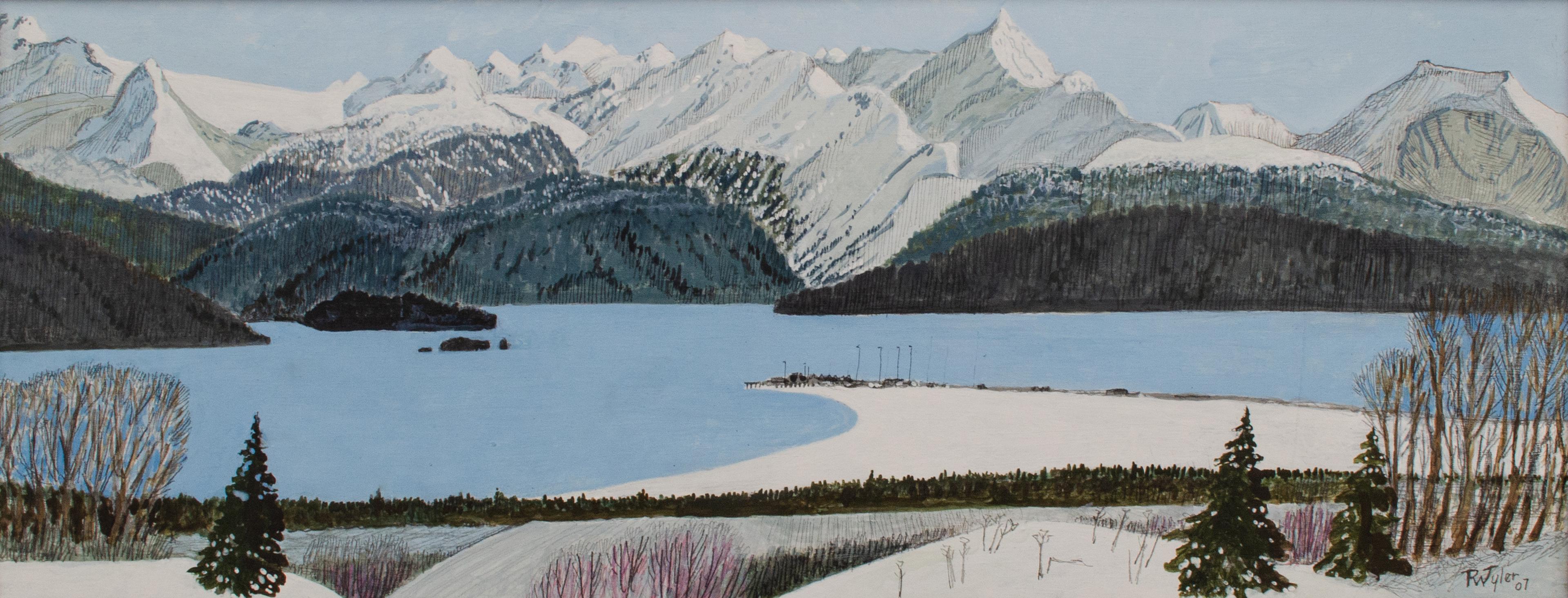 Paysage de la baie de Kachemak, Alaska par R.W. 