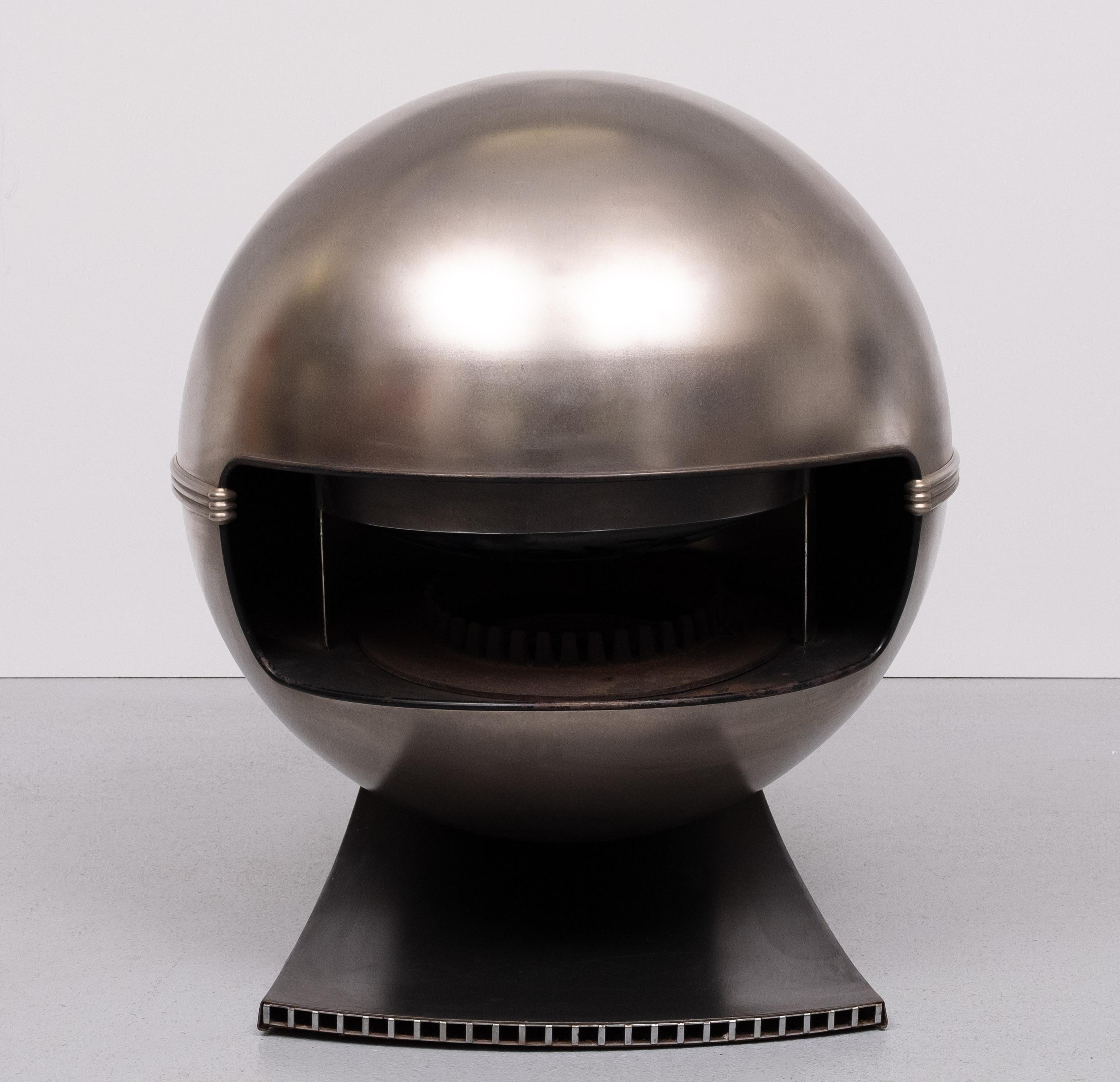 Metal Richard Wolthekker for Faber - Space Ace  Gas fireplace  1960s  For Sale