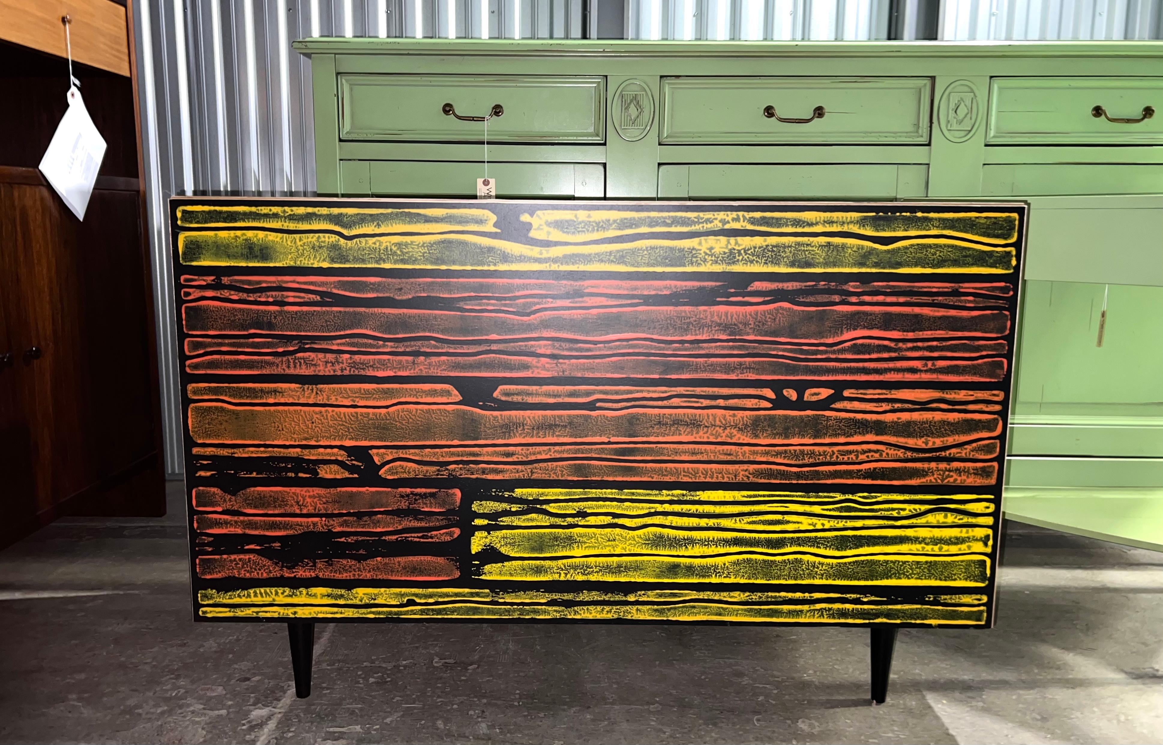 Contemporary Richard Woods Wrongwood Chest of Drawers, Established & Sons, UK, 2007 For Sale