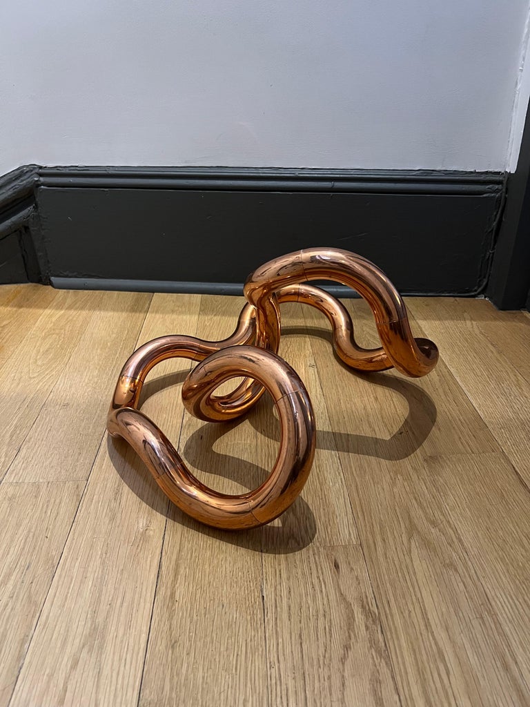 Richard X. Zawitz Copper Finish Large Tangle Sculpture For Sale at 1stDibs