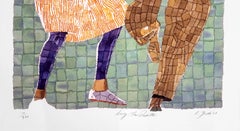 Richard Yarde "Savoy: The Pirouette" giclée in edizione limitata su carta pregiata