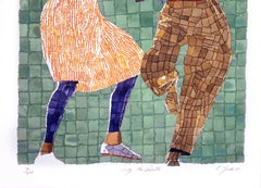 Richard Yarde "Savoy: The Pirouette" giclée in edizione limitata su carta pregiata