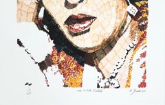 Richard Yarde "L'orchidea bianca" giclée in edizione limitata su carta fine art.