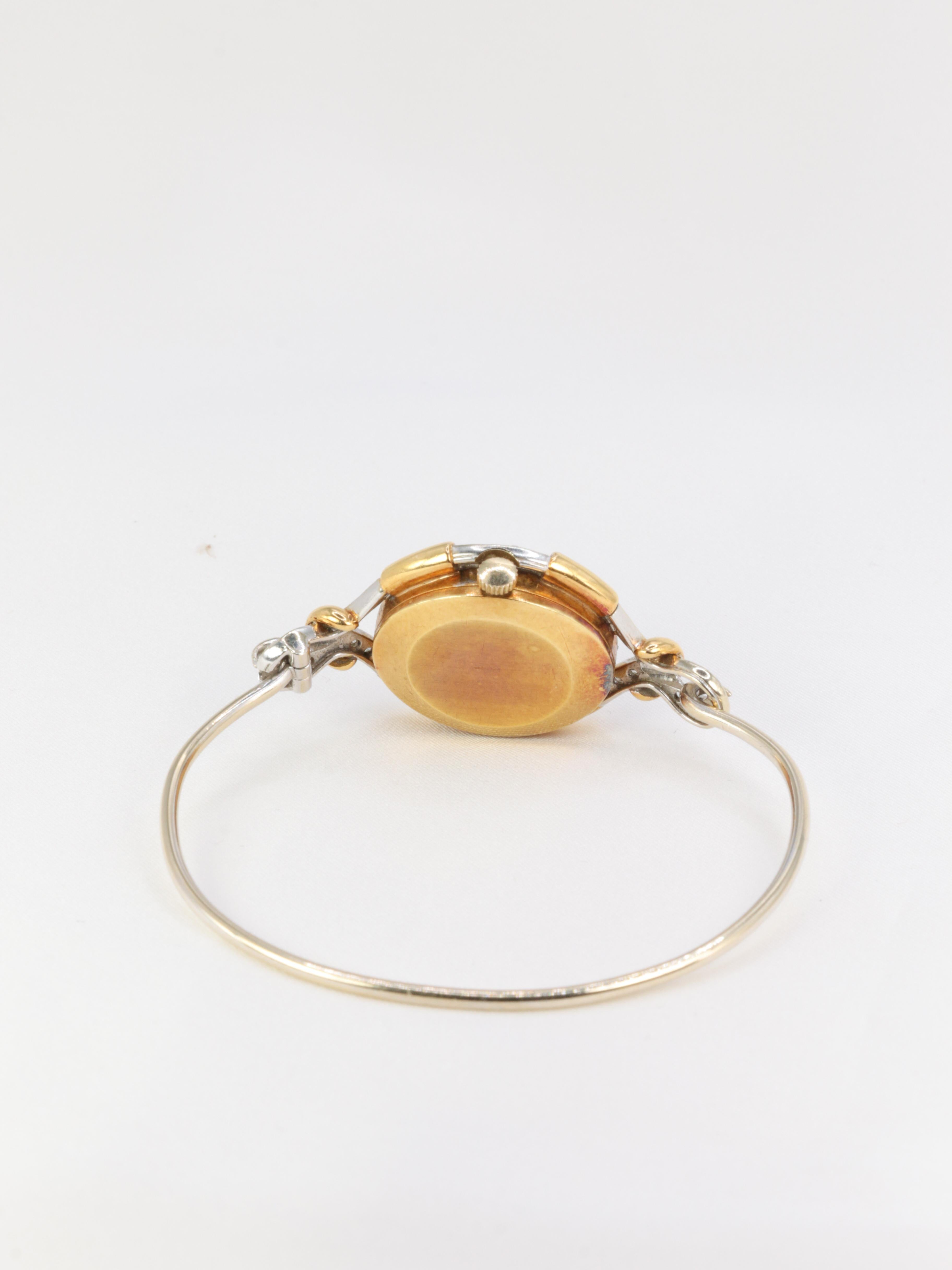 Richards Zeger Vintage Damenuhr in Gold und Diamanten 1