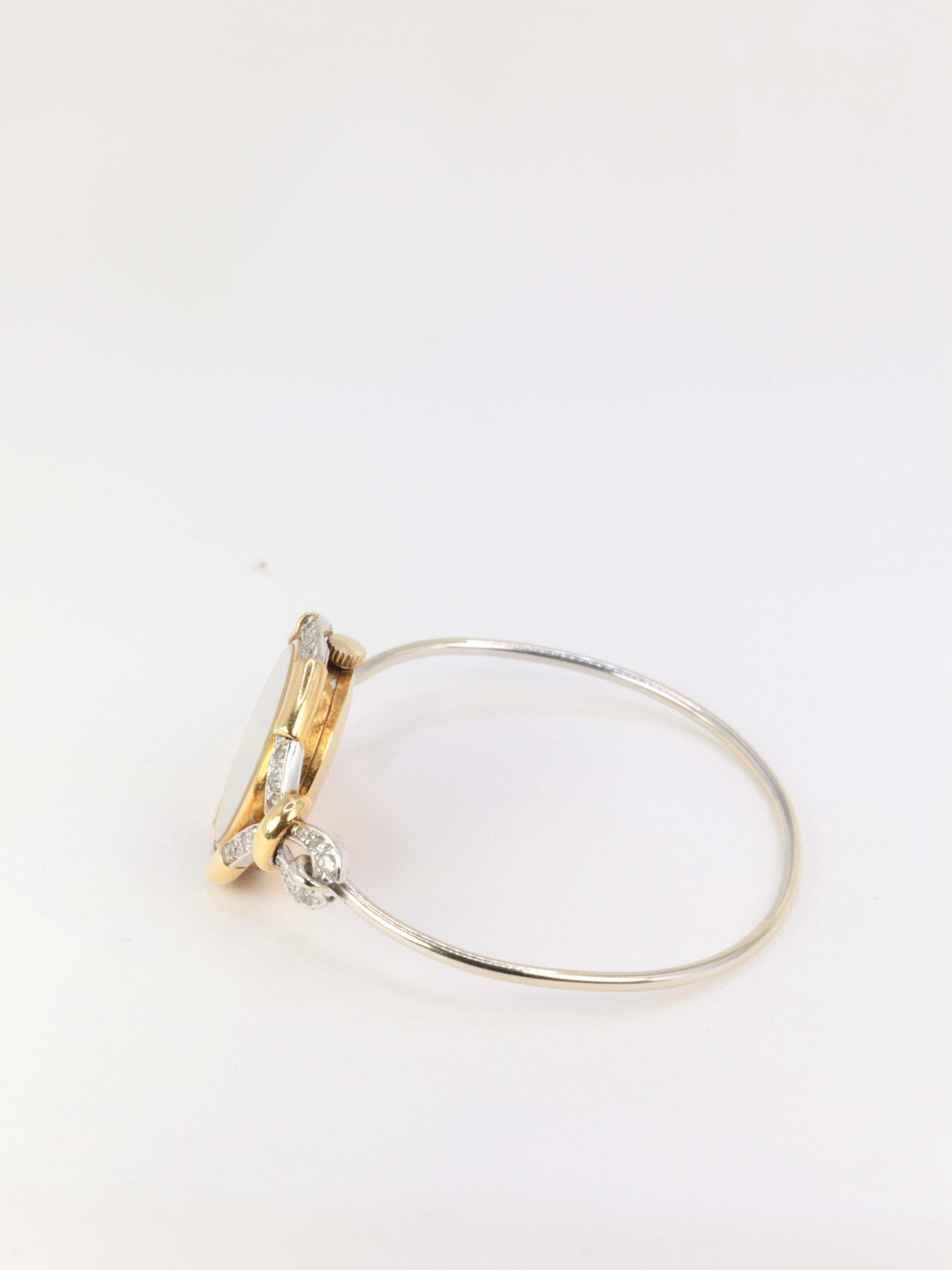 Richards Zeger Vintage Damenuhr in Gold und Diamanten 2