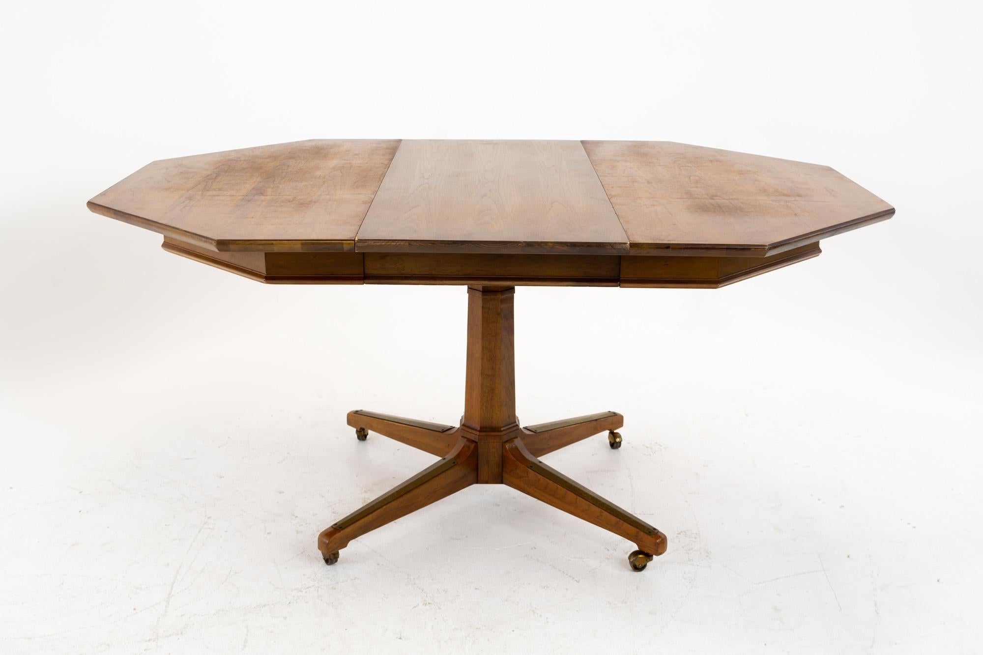 Richardson Midcentury Walnut Octagonal Dining Table 1