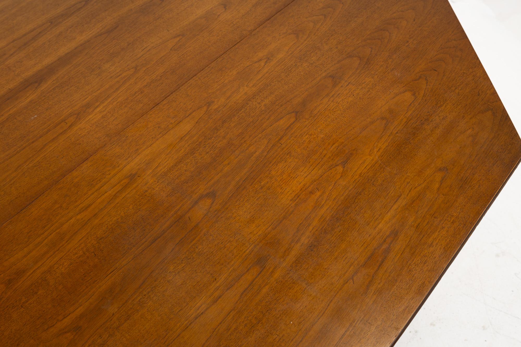 Mid-Century Modern Richardson Midcentury Walnut Octagonal Dining Table