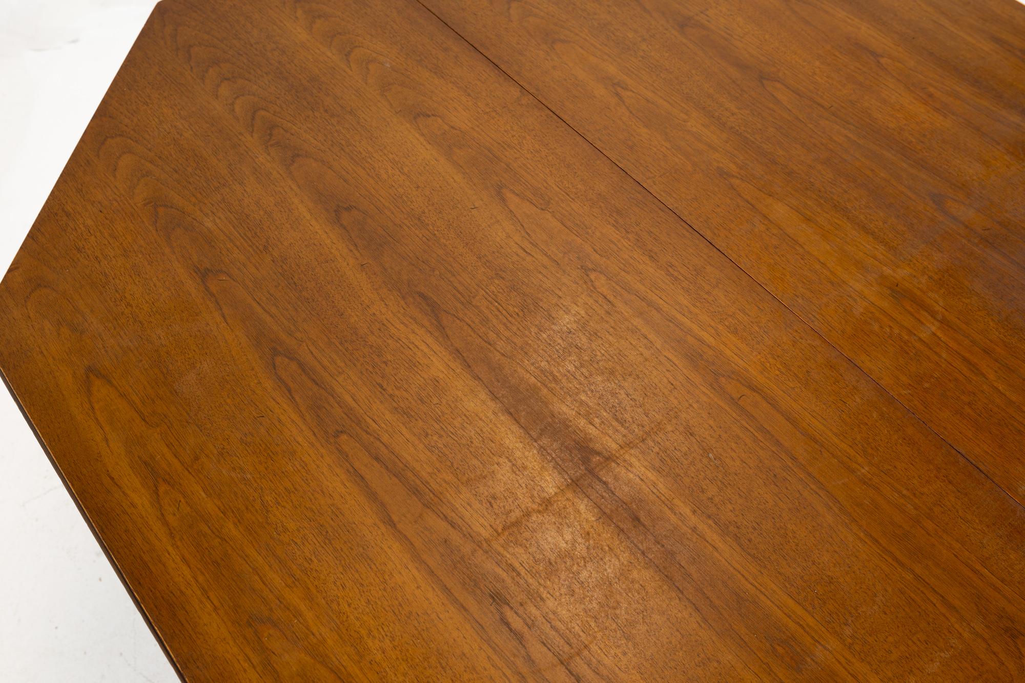 American Richardson Midcentury Walnut Octagonal Dining Table