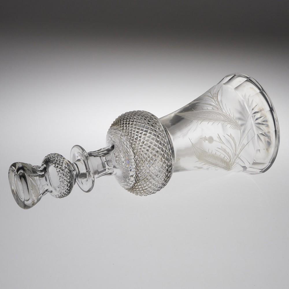 edinburgh crystal thistle decanter