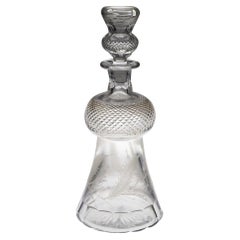 Richardson Thistle Decanter, c1900