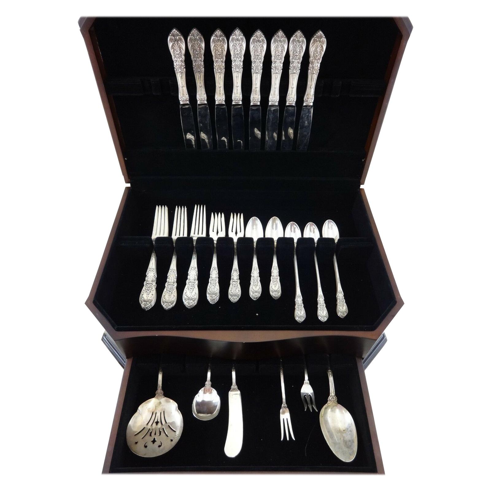 Richelieu by International Sterling Servicio de cubiertos de plata de ley 45 piezas