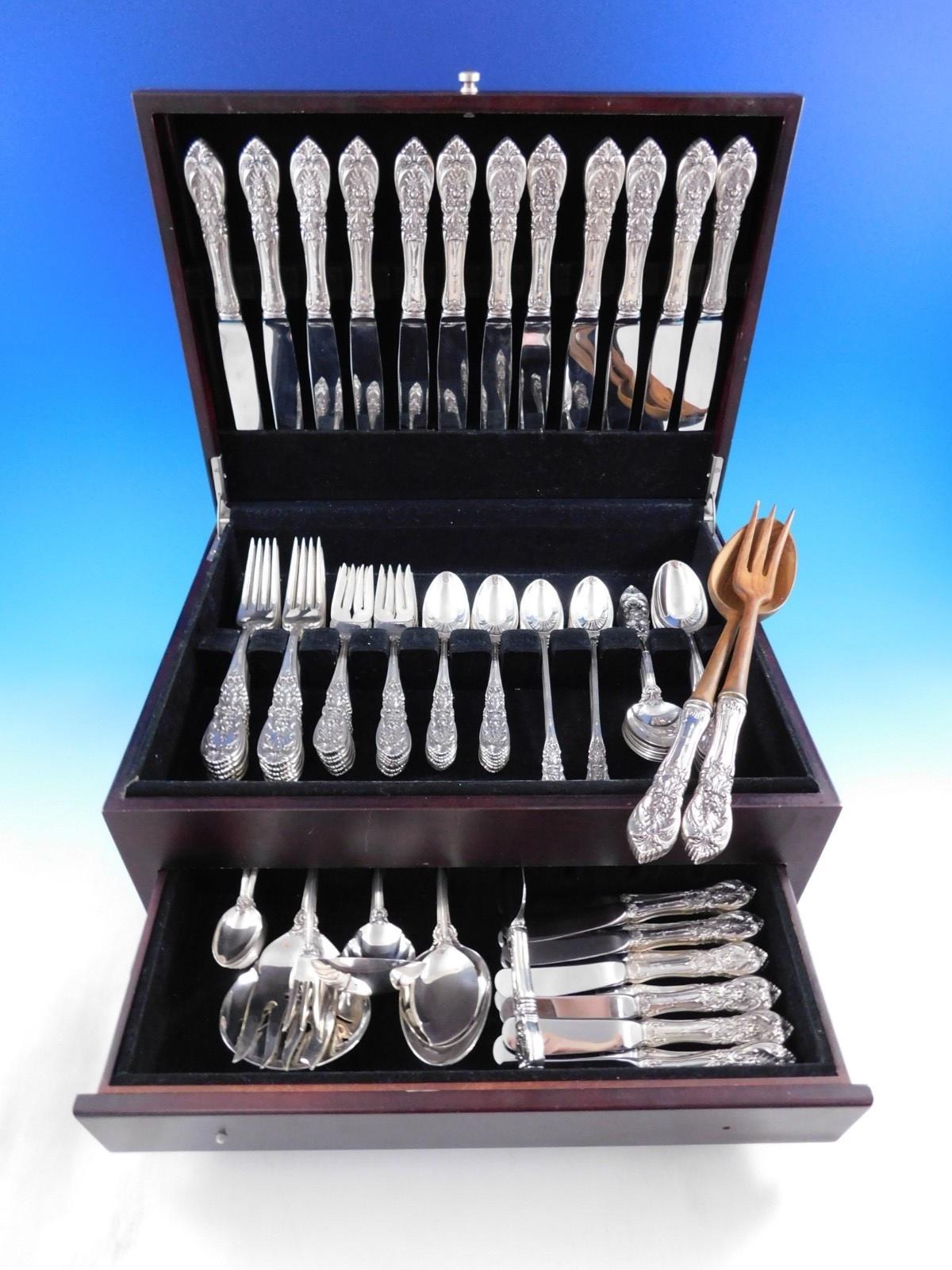 Richelieu by International Sterling Set di posate in argento Sterling Servizio 108 pezzi Cena in vendita 7