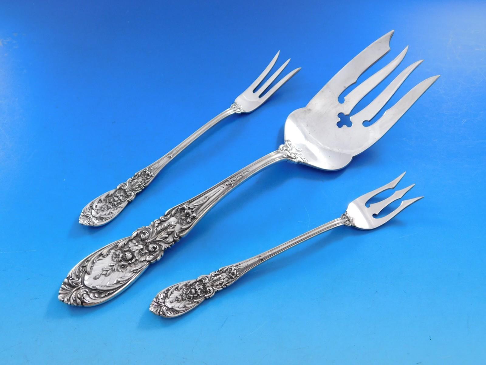 Richelieu by International Sterling Set di posate in argento Sterling Servizio 108 pezzi Cena In condizioni ottime in vendita a Big Bend, WI