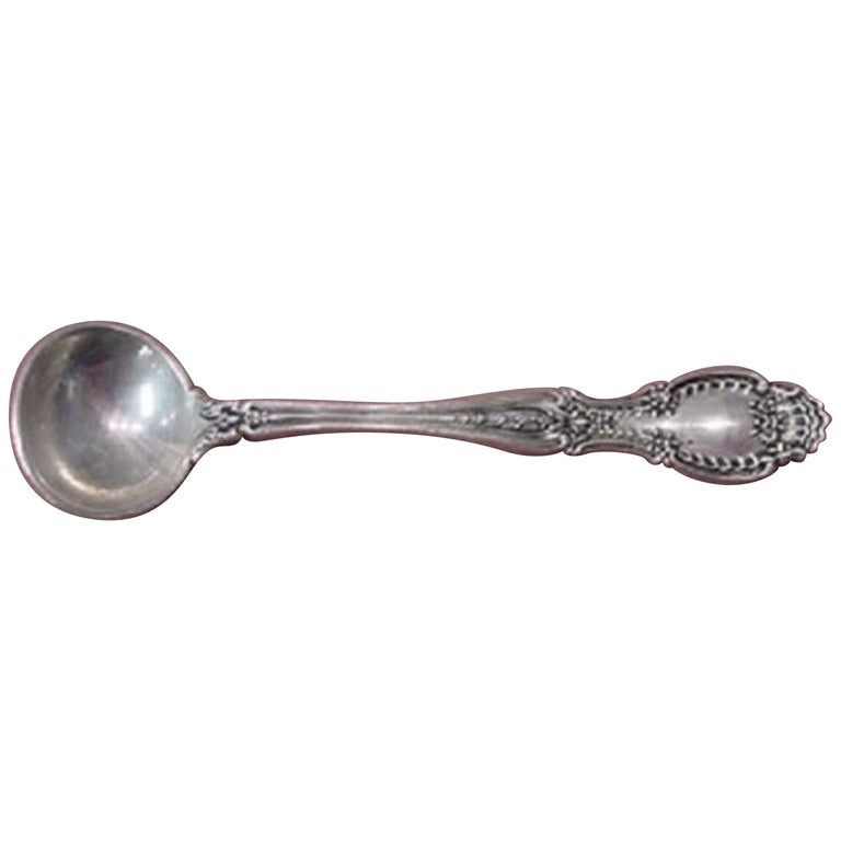 Richelieu by Tiffany and Co. Sterling Silver Salt Spoon Master Goldwashed  For Sale at 1stDibs