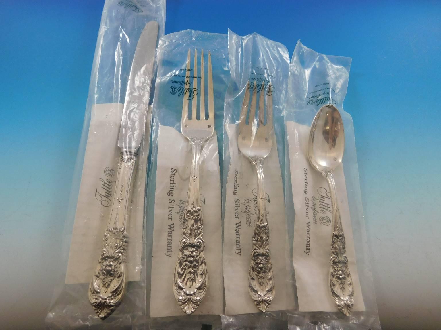 Richelieu by Tuttle Sterling Silver Flatware Set 12 Service 60 Pcs Dinner New  In Excellent Condition In Big Bend, WI