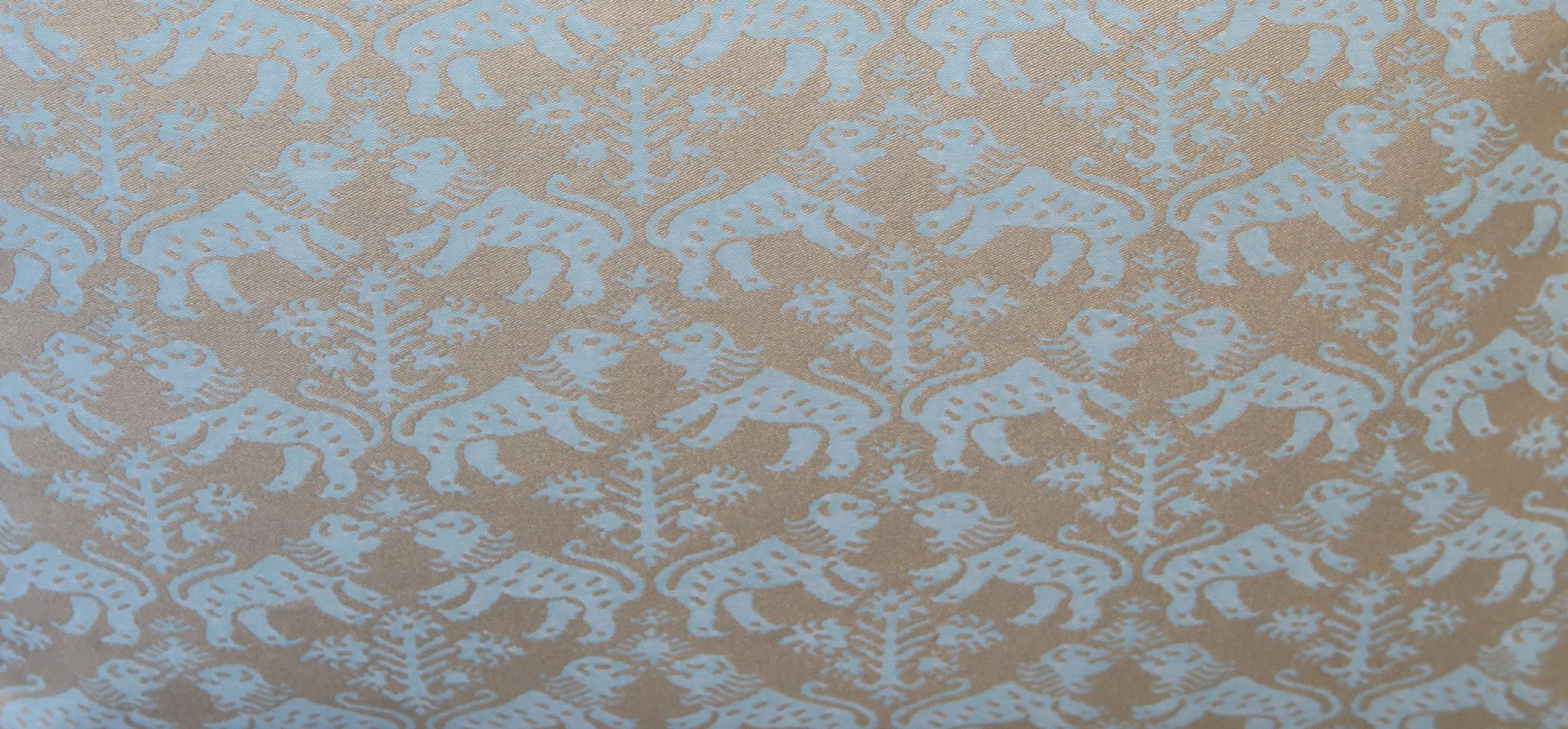 Richelieu Fortuny Textile Pillows, Pair In Excellent Condition In Los Angeles, CA