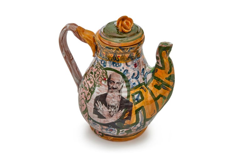 Richie Havens Teapot in Glazed Ceramic by Roberto Lugo at 1stDibs