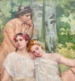 Romantic Portraits, Herman Richir, Brussels 1866 – 1942, Belgian Painter