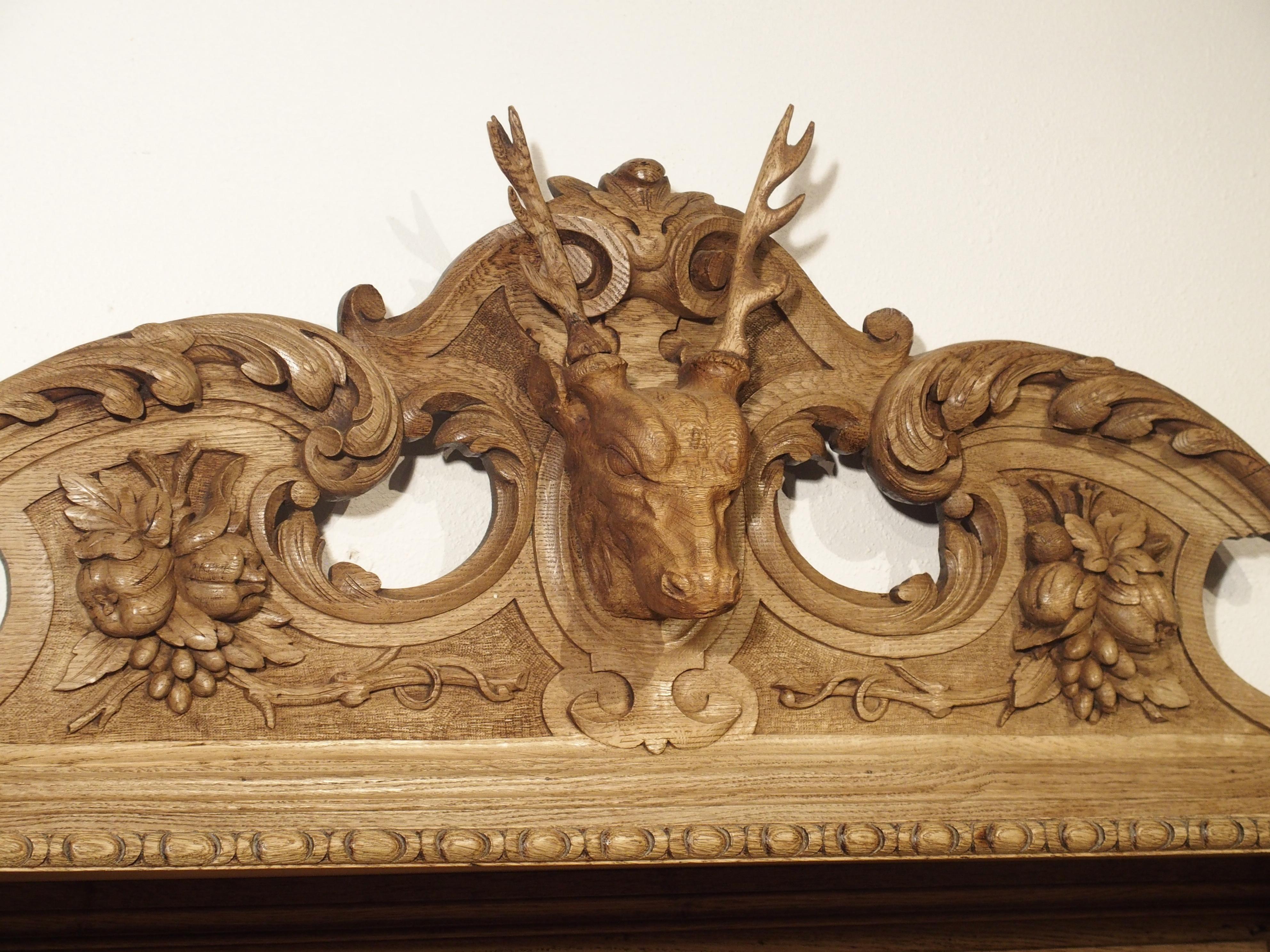 Richly Carved French Hunt Buffet 