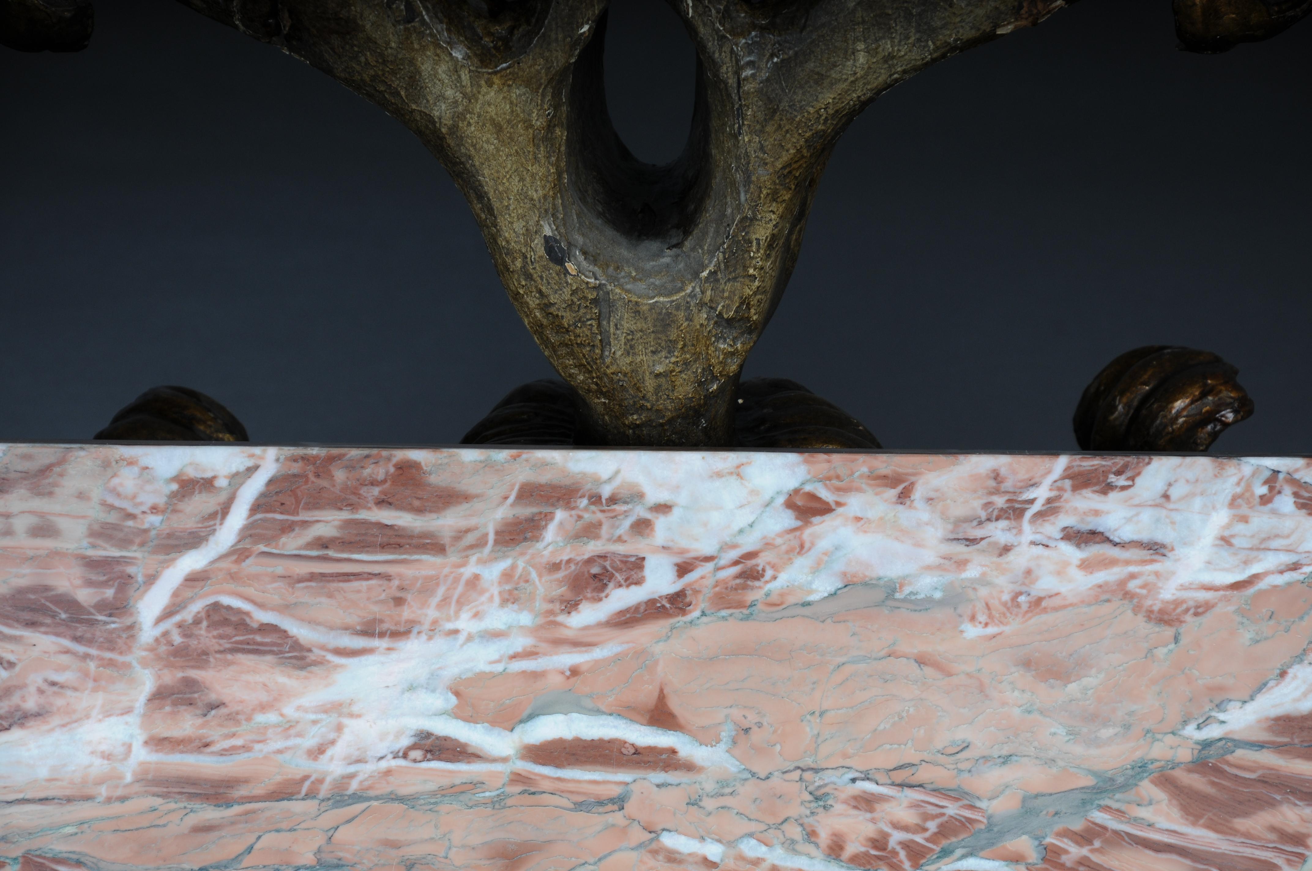 Console murale italienne richement sculptée, vers 1900 en vente 10