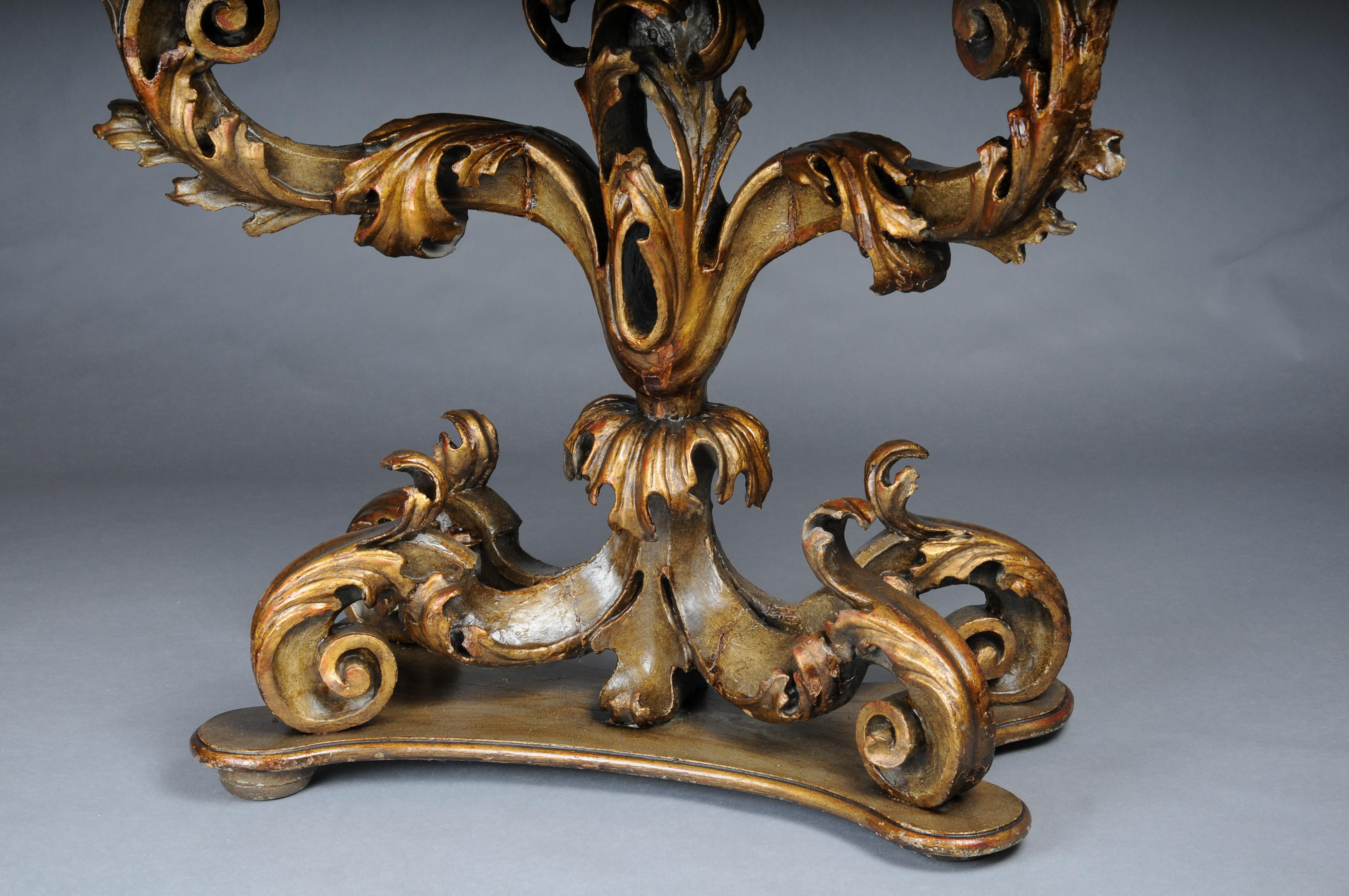Console murale italienne richement sculptée, vers 1900 en vente 3