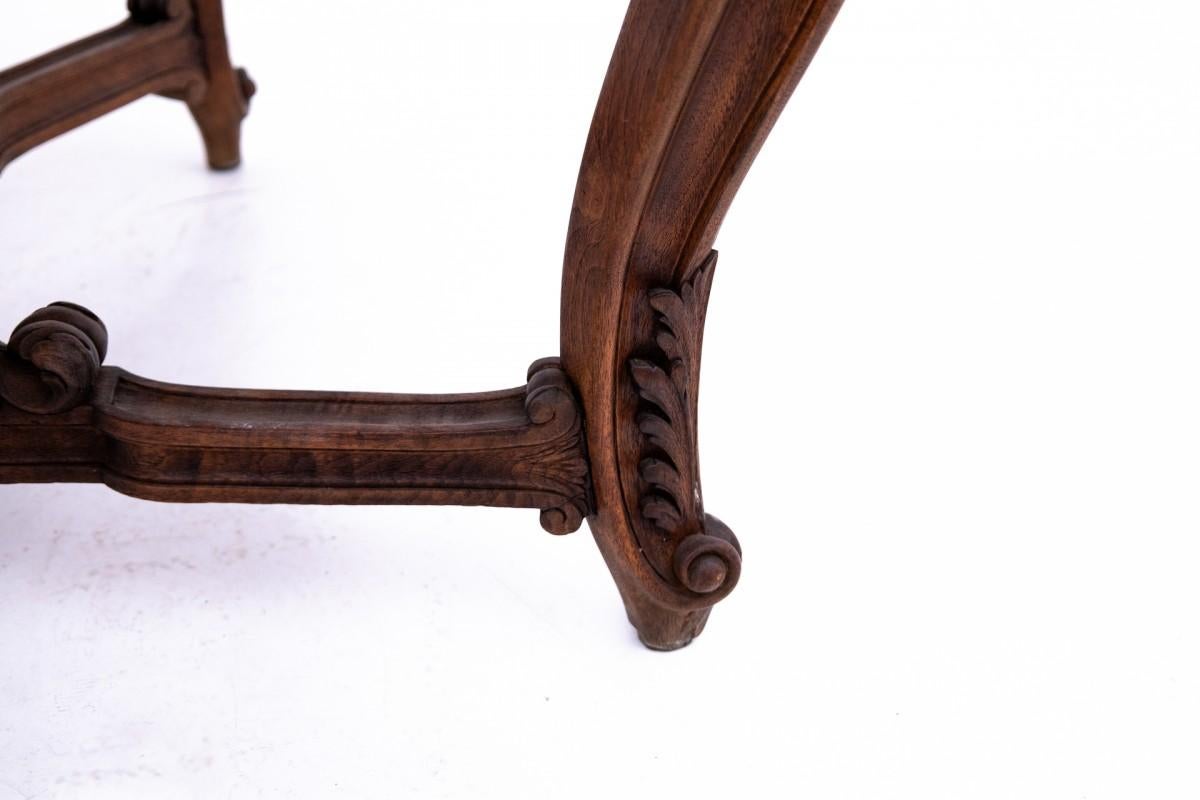 Louis Philippe Richly carved table, France, late 19th century. For Sale