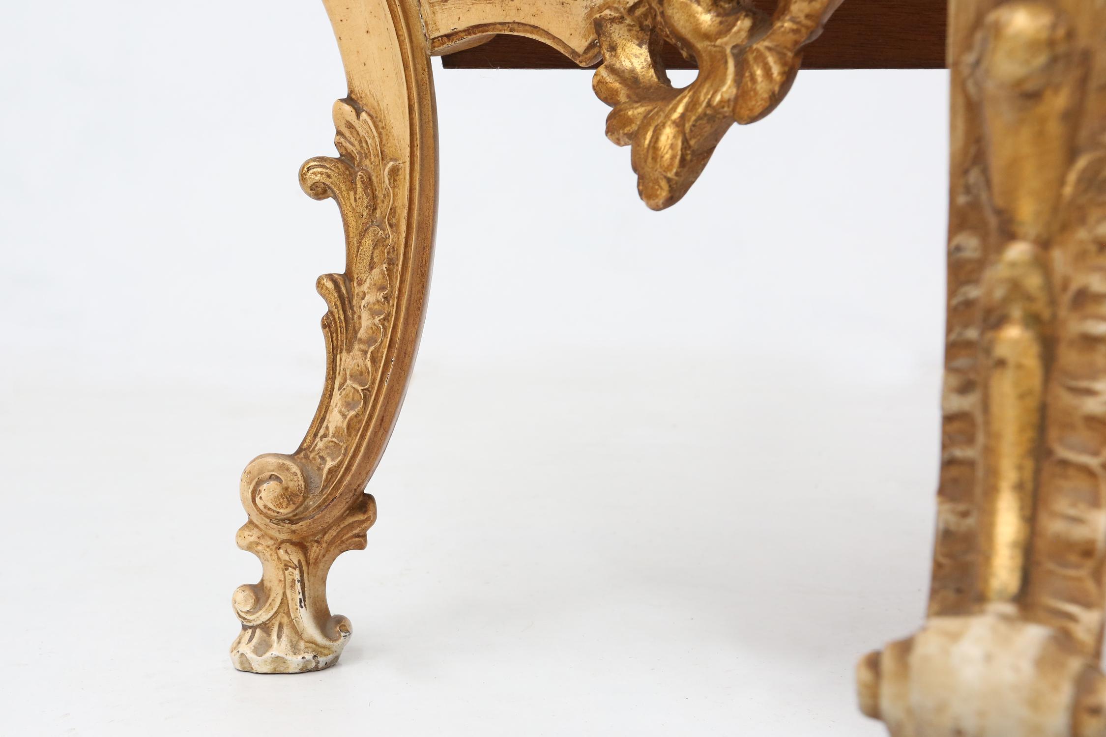 Richly decorated bombe commode in Rococo style, France ca. 1950 5