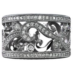 Richly Designed Diamond Band Ring