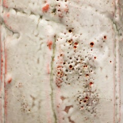 Richly Textured Tall Vase by Danish Potter Hans Vangsø