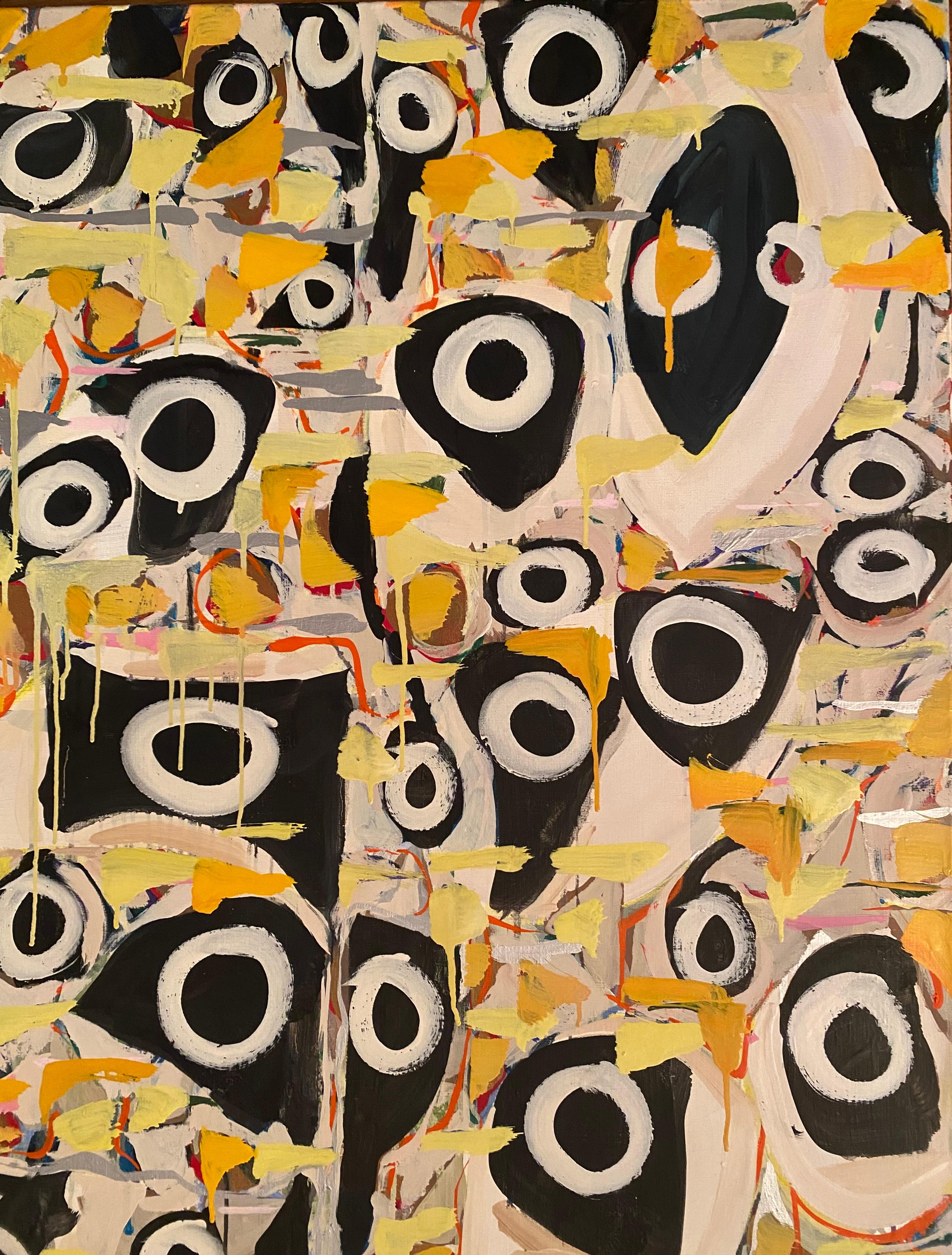 Sin título - Painting Abstracto de Richmond Burton