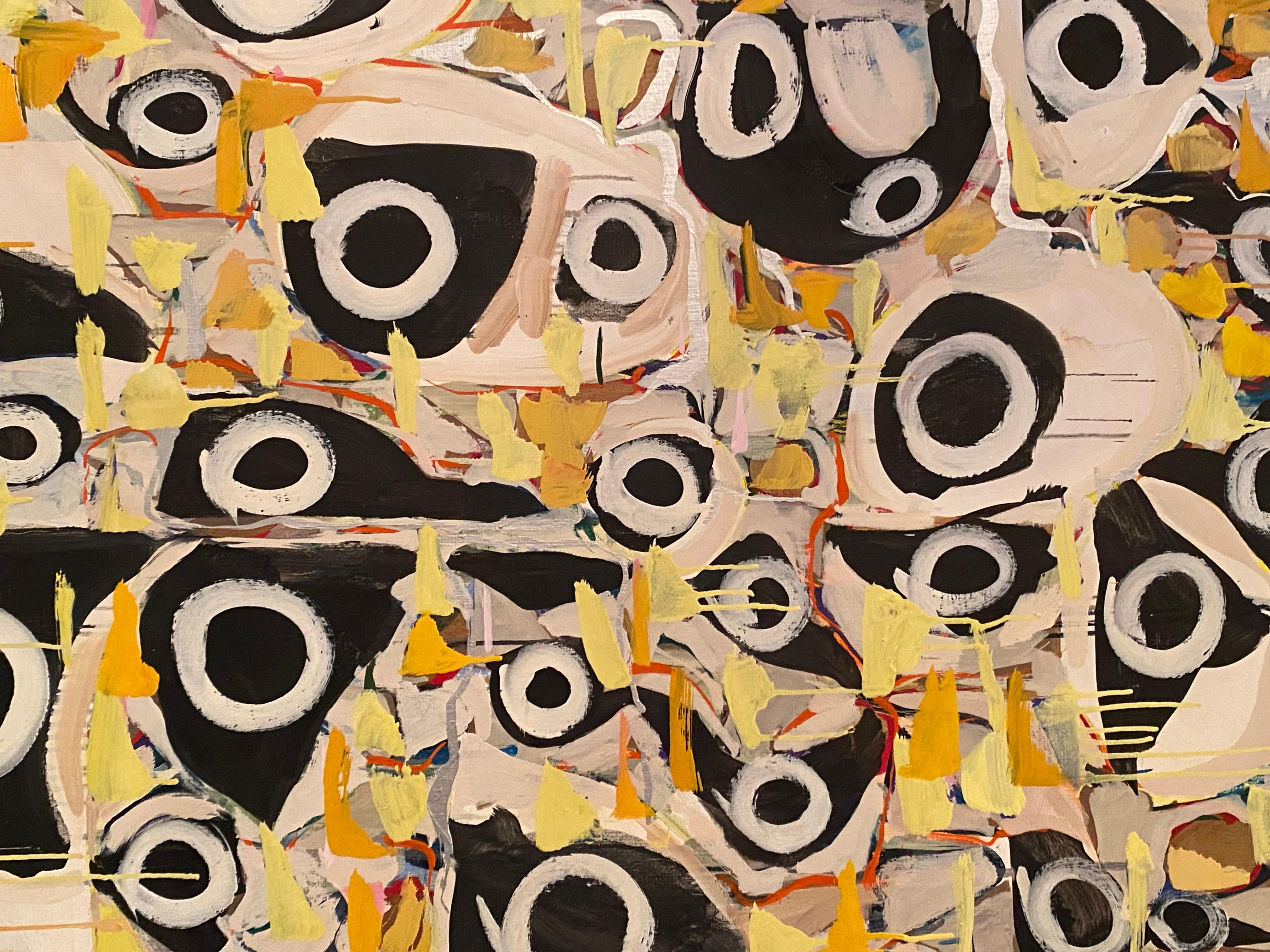 Sin título - Abstract Painting Beige de Richmond Burton