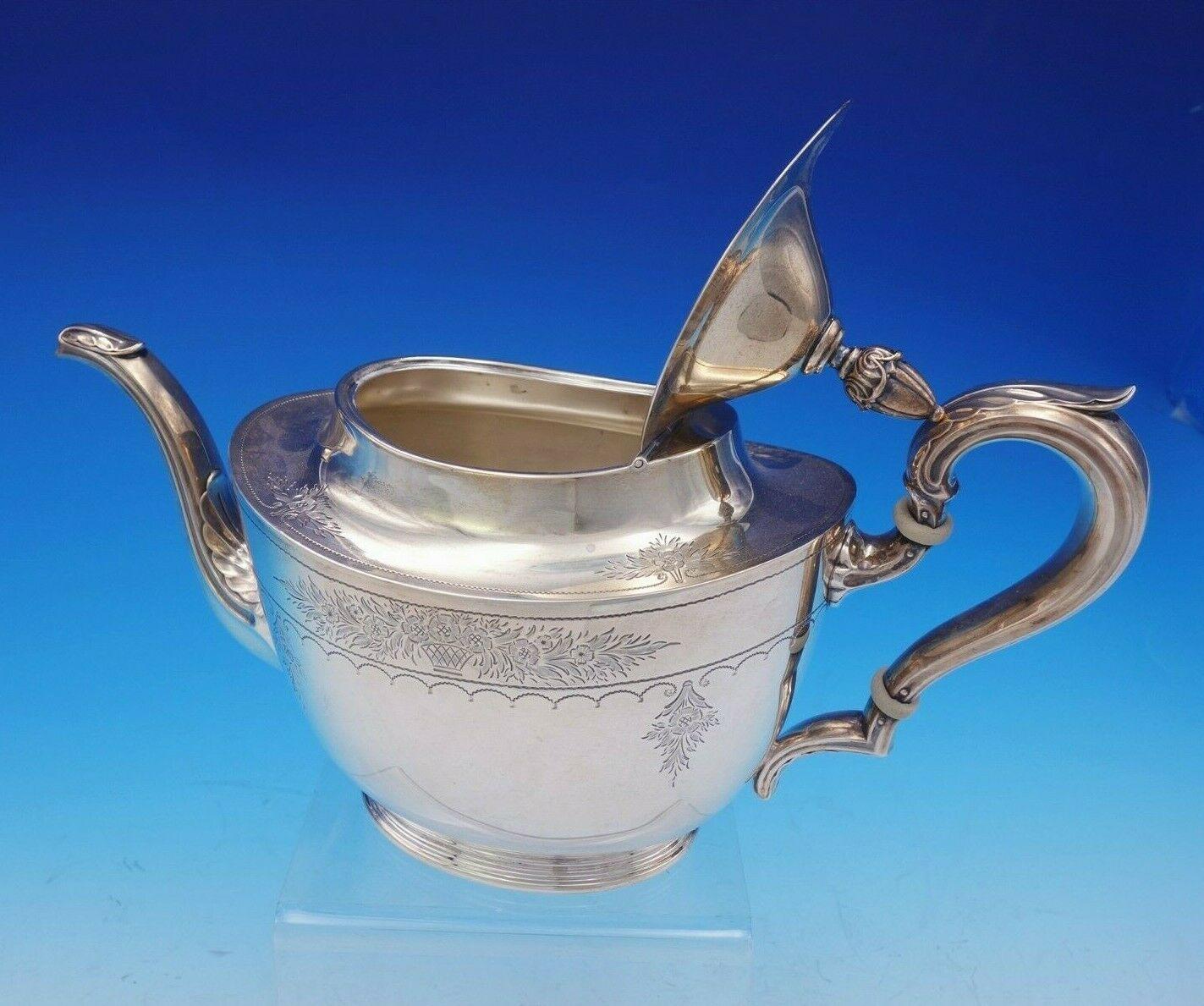 antique silver tea set