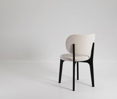 Richmond Contemporary Dining Chair in Wood and Fabric