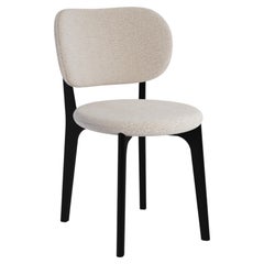 Richmond Contemporary Dining Chair in Wood and Fabric