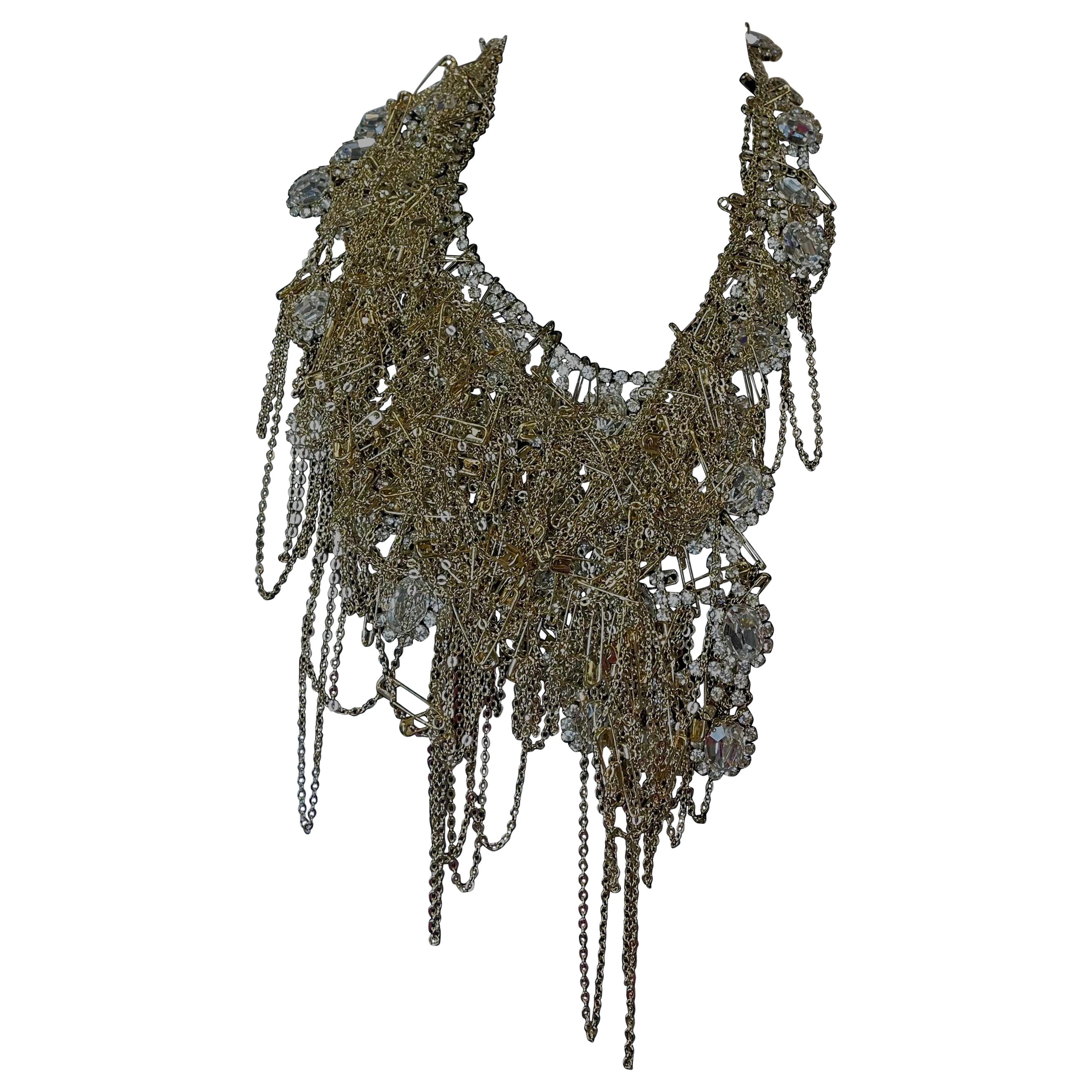 Collana Richmond Statement in metallo dorato