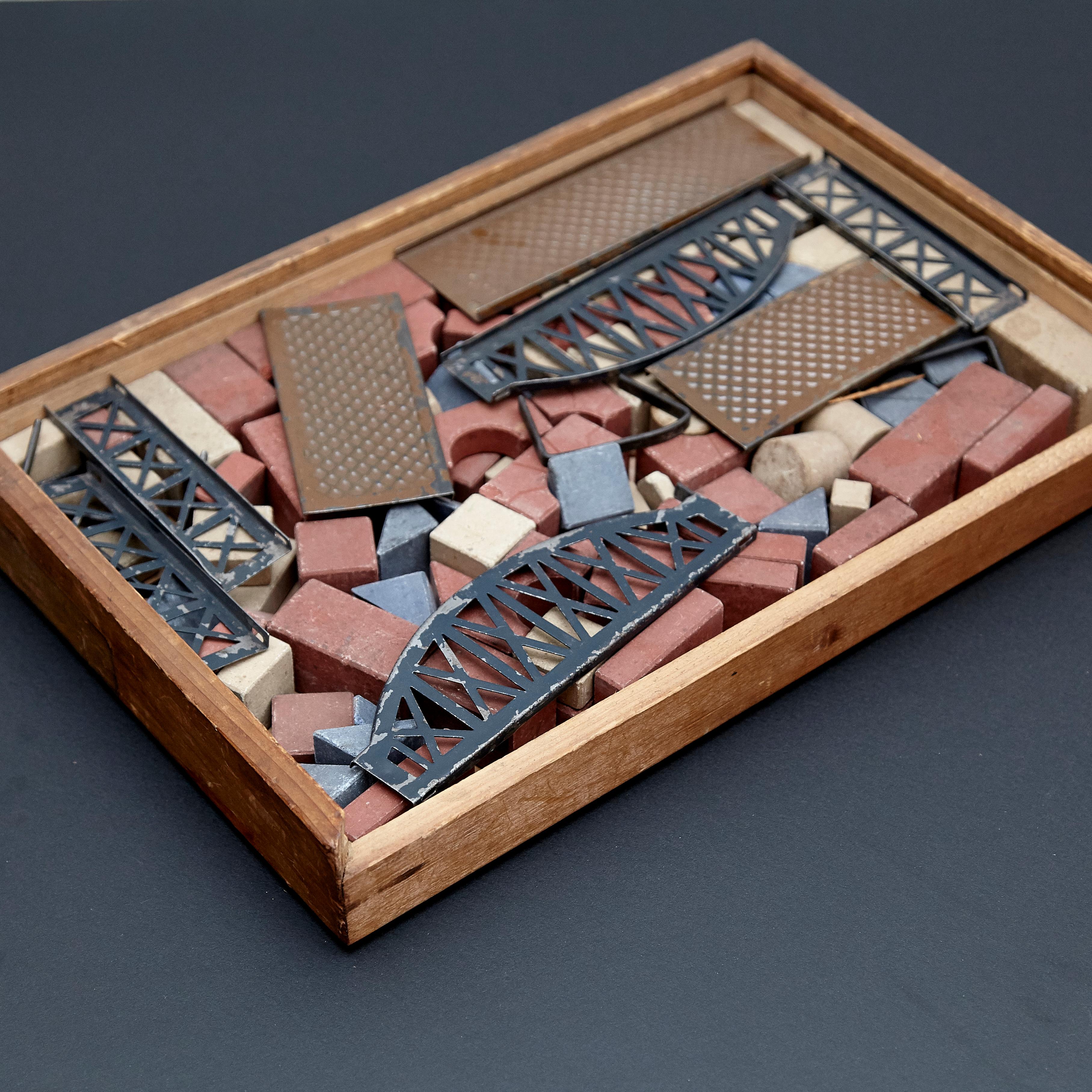 Baroque Richters German Anchor Stone Blocks Building Toy