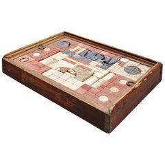 Richters German Anchor Stone Blocks Building Toy, Serie 15 11A Germany 1900